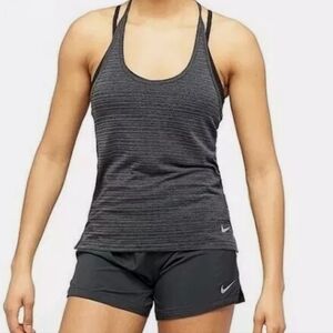 Nike Women's dark grey tank top